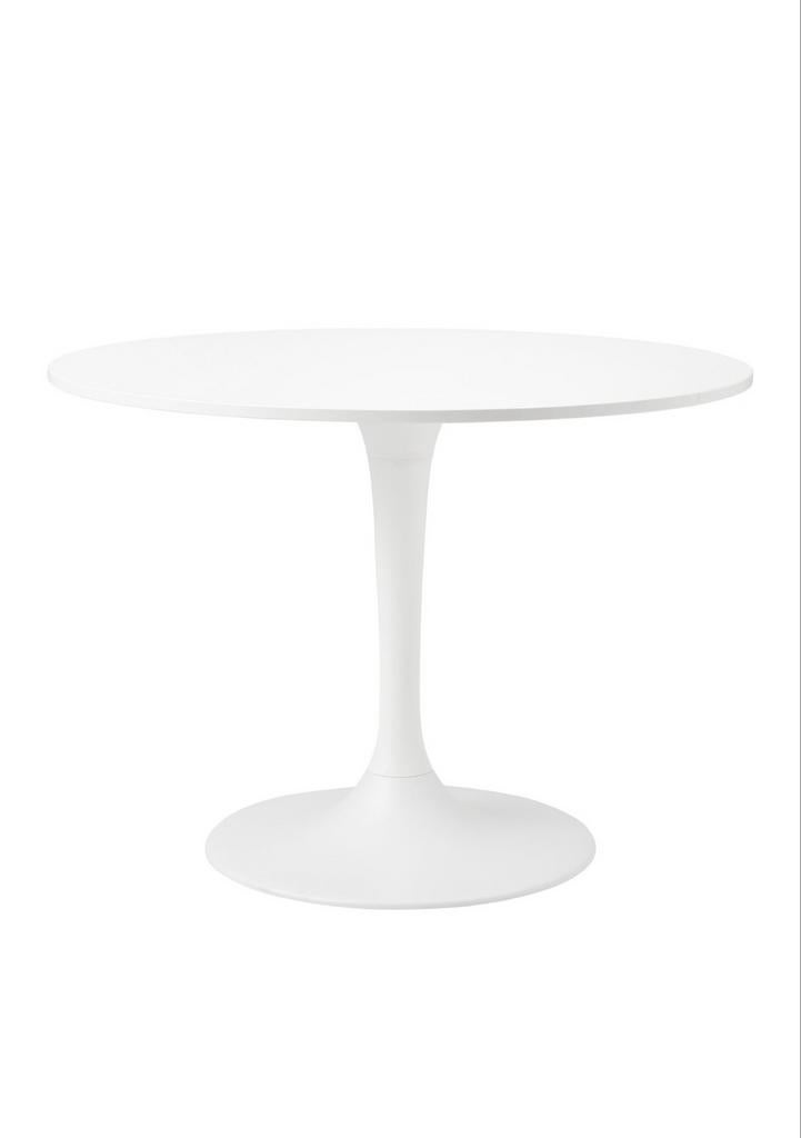 Ronde IKEA tafel., Ophalen, Kunststof, 100 tot 150 cm, Rond