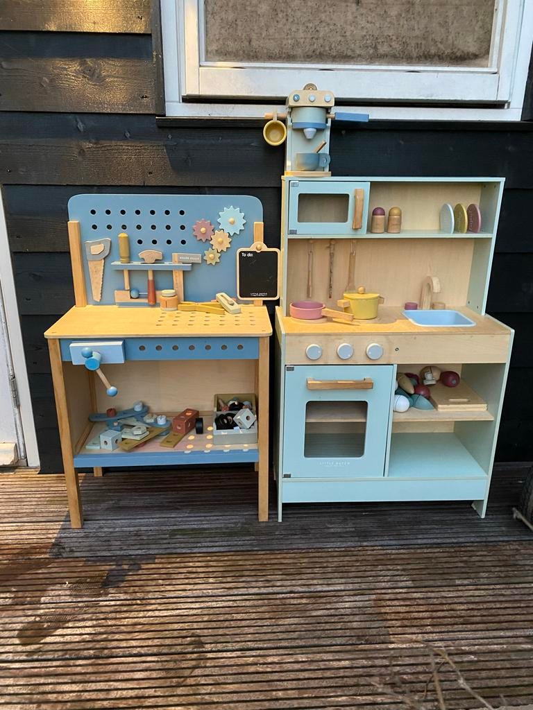 Little Dutch Keukentje & Werkbank - Gebruikt maar goed, Ophalen, Gebruikt, Jongen of Meisje