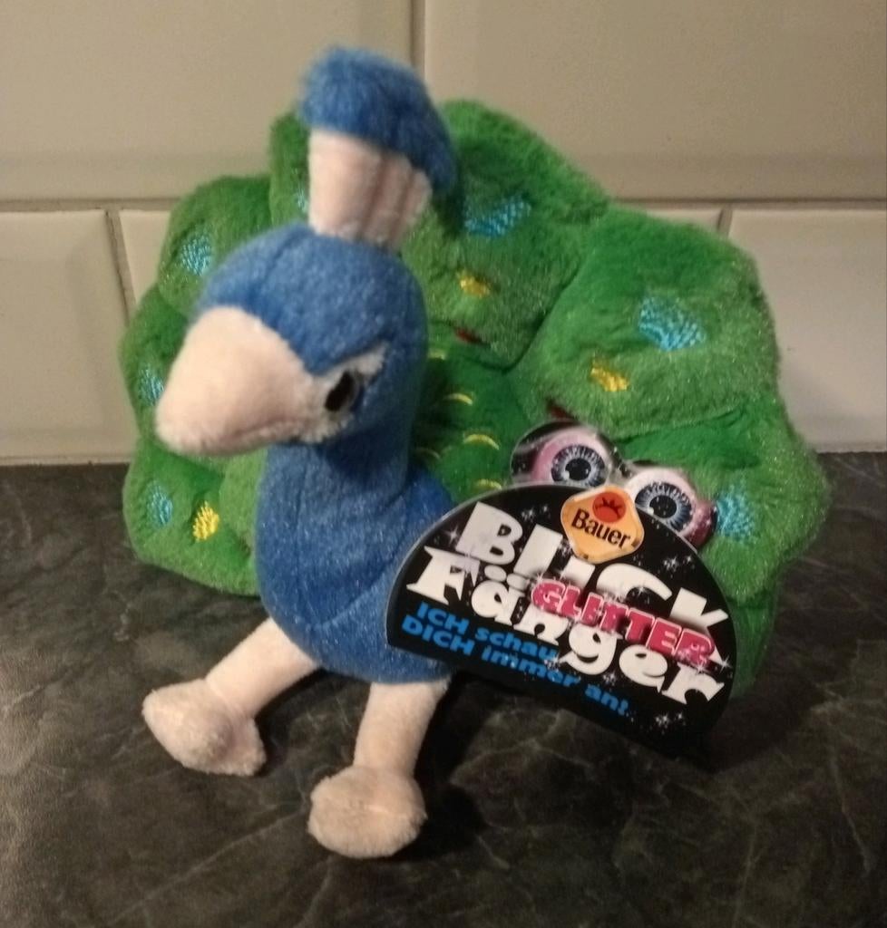 Bauer pauw pluche 18cm groot     nr10, Ophalen, Zo goed als nieuw, Overige typen