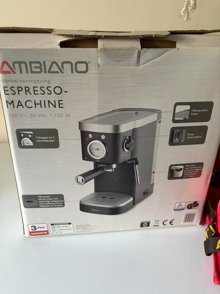 Espresso, Ophalen, Zo goed als nieuw, Espresso apparaat