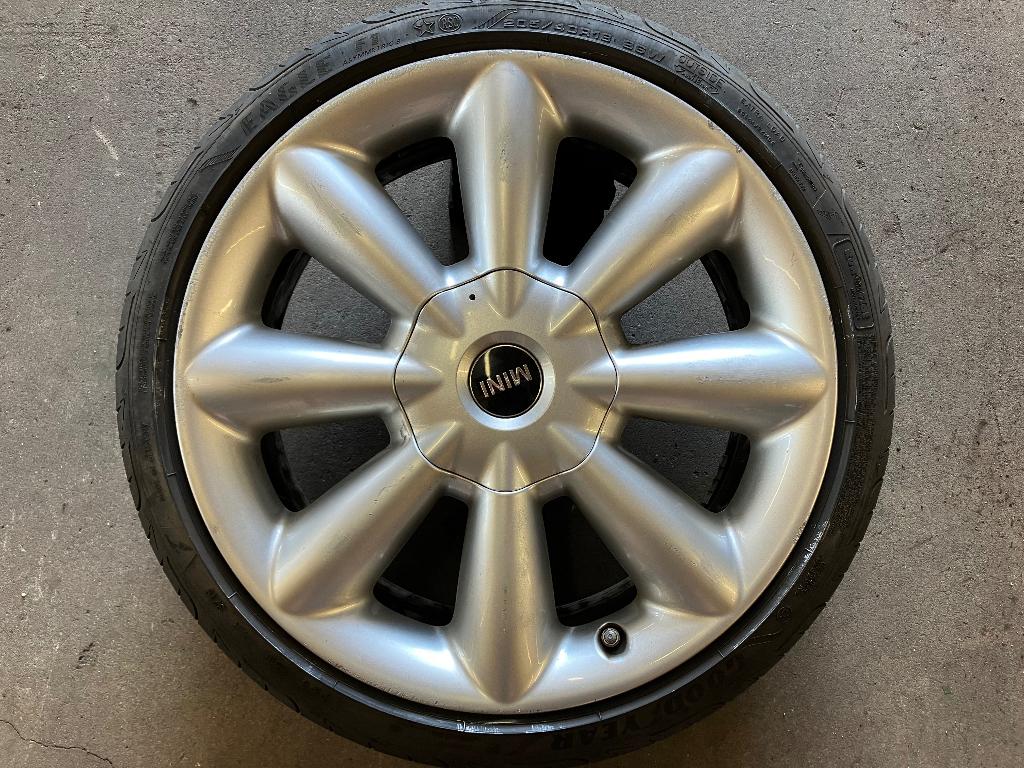 18” MINI 507 CONICAL SPOKE VELGEN F55 F56 F57 ZOMER  2054018, Auto-onderdelen, Banden en Velgen, Ophalen, 18 inch, Gebruikt, Banden en Velgen