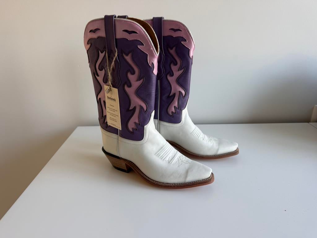 Bootstock cowboylaarzen, Hoge laarzen, Ophalen of Verzenden, Zo goed als nieuw, Roze