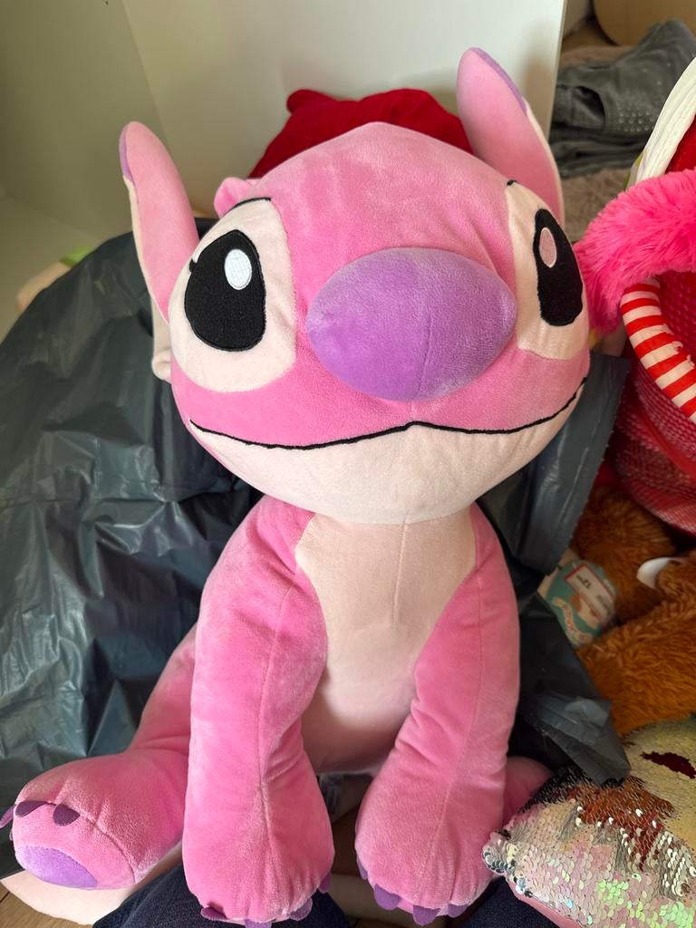 Roze knuffel van Angel, Gebruikt, Disney, Overige typen, Ophalen of Verzenden