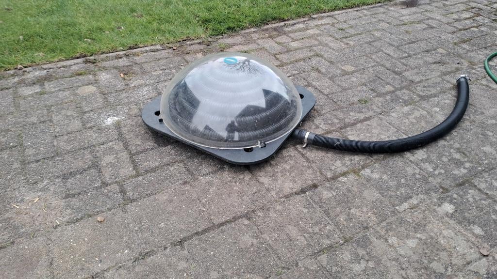 Verwarming solarbol zwembad, Ophalen