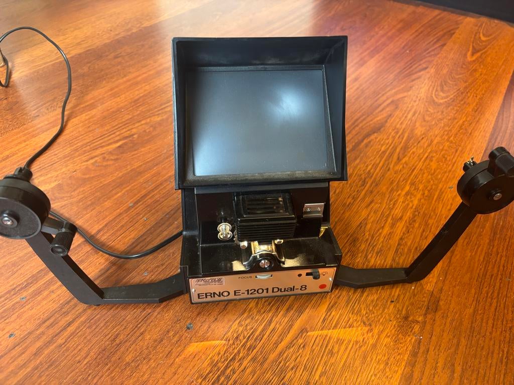 Erno E-1201 Dual-8 Filmkijker/Editor/Viewer, Ophalen of Verzenden, Projector