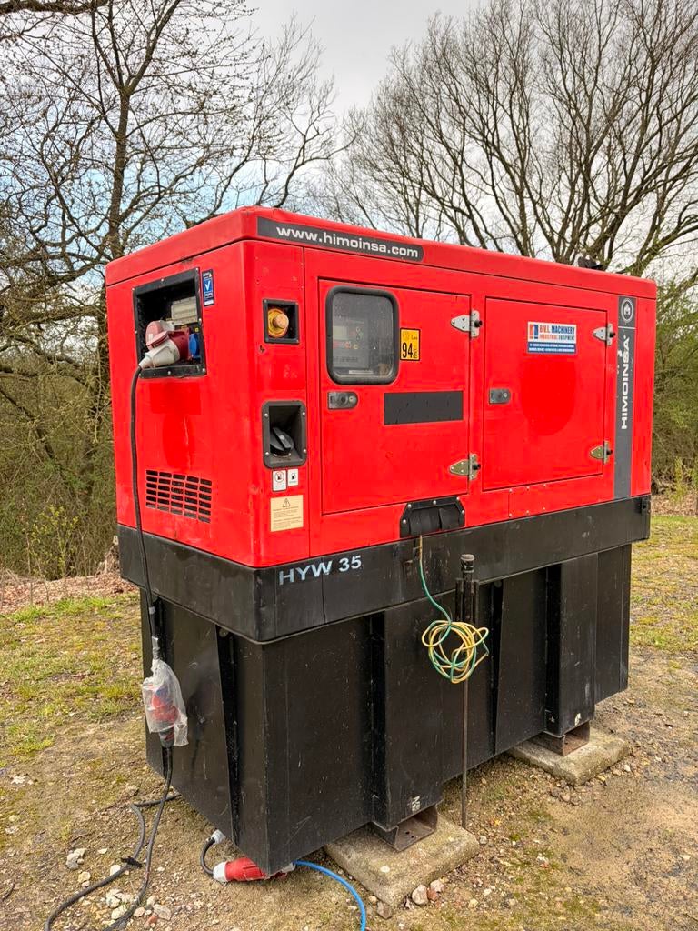 Diesel aggregaat HIMOINSA HYW-35 – 26,8 kW – Geluidgedempt, Ophalen, Gebruikt, Dieselolie, Geluidgedempt