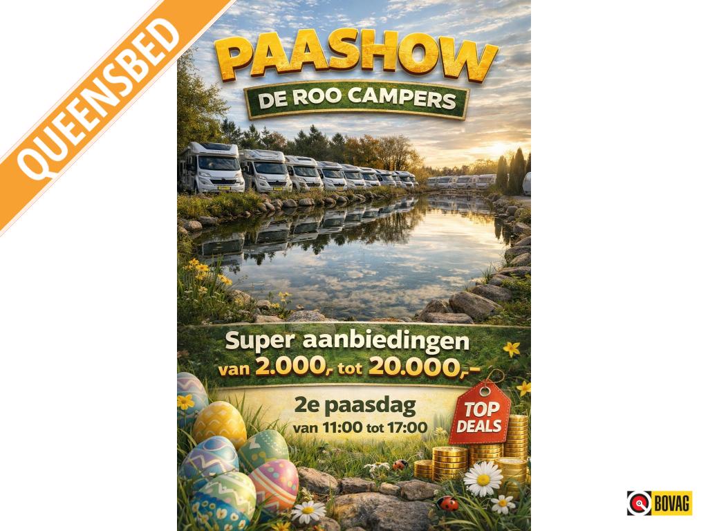 Bürstner Nexxo T 740 - 2016 - QUEENSBED - Nette cam, Niet ingevuld, Standaard zit, Ringverwarming, Bedrijf