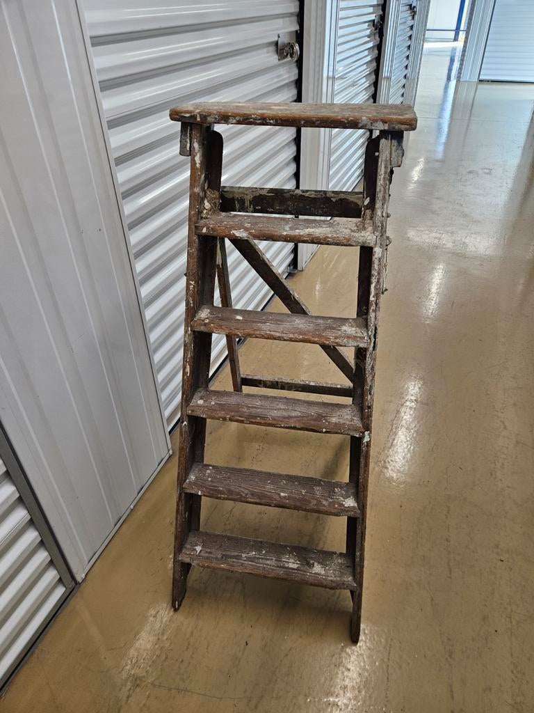 Vintage schilderstrap, Doe-het-zelf en Verbouw, Ladders en Trappen, Ophalen, Gebruikt, Minder dan 2 meter
