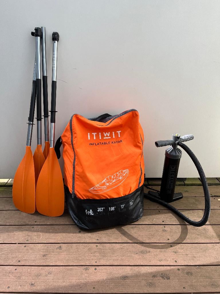 Kayak - ITIWIT 2-3 per. - Decathlon, Ophalen, Opblaasbaar, Gebruikt, 3-persoons of meer