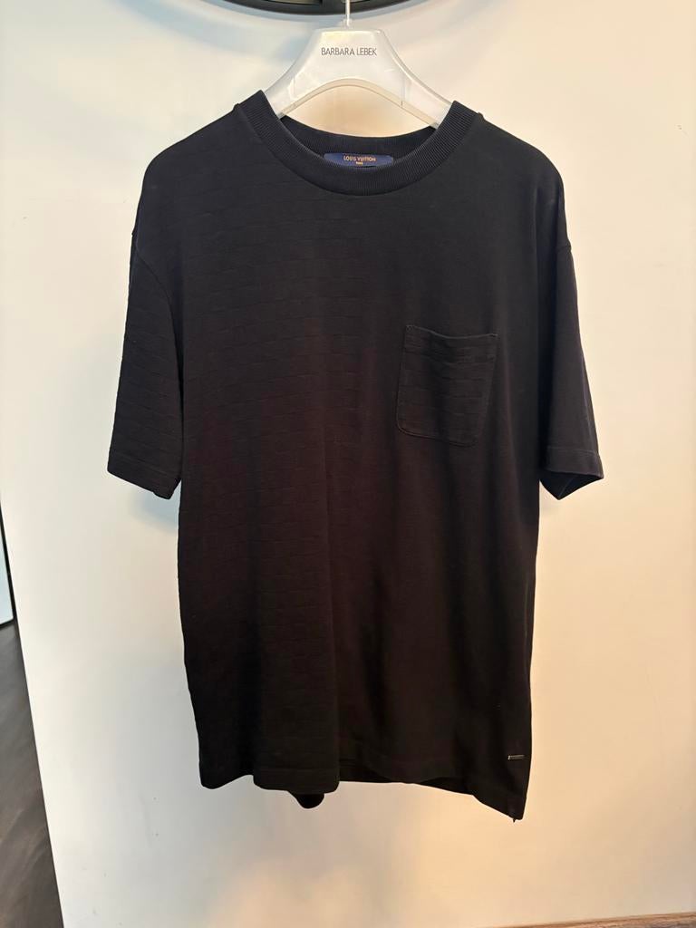 Louis Vuitton zwart T-shirt met korte mouwen, Kleding | Heren, T-shirts, Ophalen of Verzenden, Gedragen, Maat 48/50 (M), Zwart