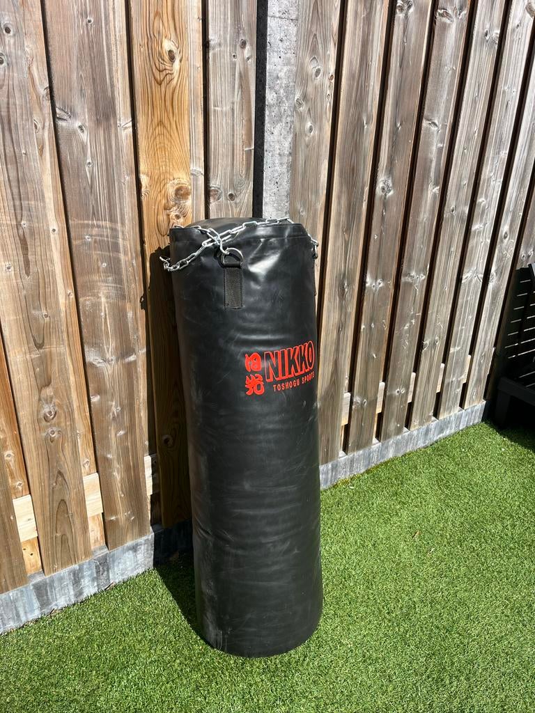 Nikko Bokszak - Zwart, Sport en Fitness, Boksen, Zo goed als nieuw, Bokszak, Ophalen