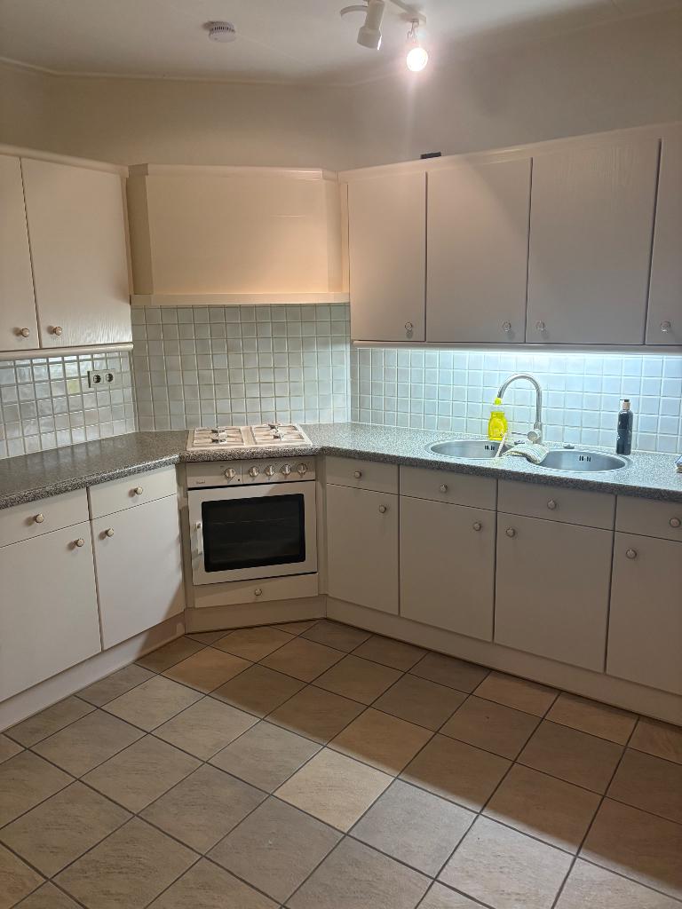 Witte keuken, Ophalen, Gebruikt, Wit, Hoekkeuken