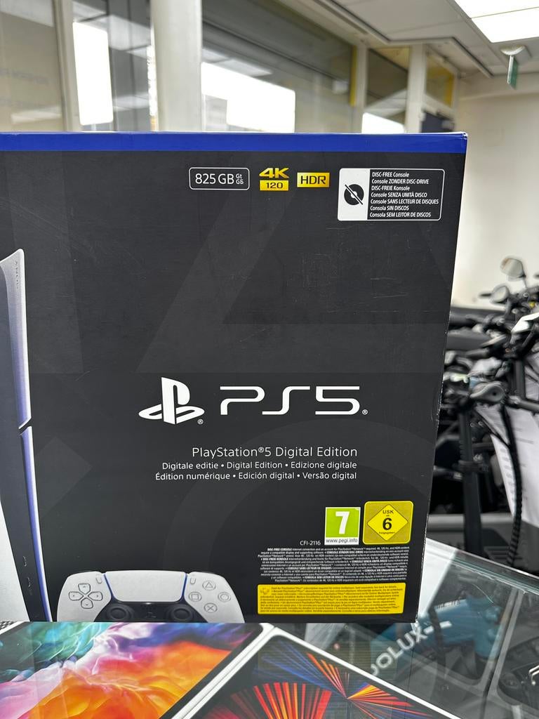 Sony PlayStation 5 Digital Edition – 825GB – Nieuw in doos, Ophalen of Verzenden, Zo goed als nieuw