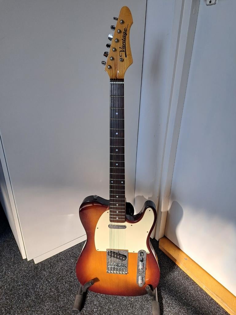 Vantage Telecaster 1986 Korea, Ophalen of Verzenden, Zo goed als nieuw, Solid body, Overige merken