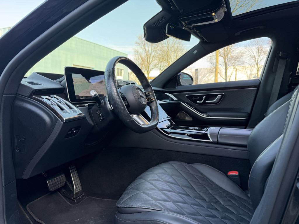Mercedes-Benz S-klasse 580 4MATIC Lang AMG Line Full options, Auto's, Automaat, Gebruikt, Zwart, Bedrijf
