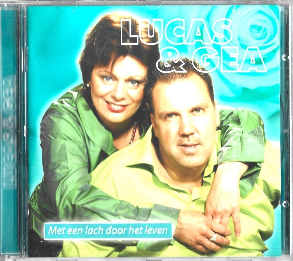 CD: Lucas & Gea - Met een lach door het leven, Cd's en Dvd's, Ophalen of Verzenden, Zo goed als nieuw, Levenslied of Smartlap