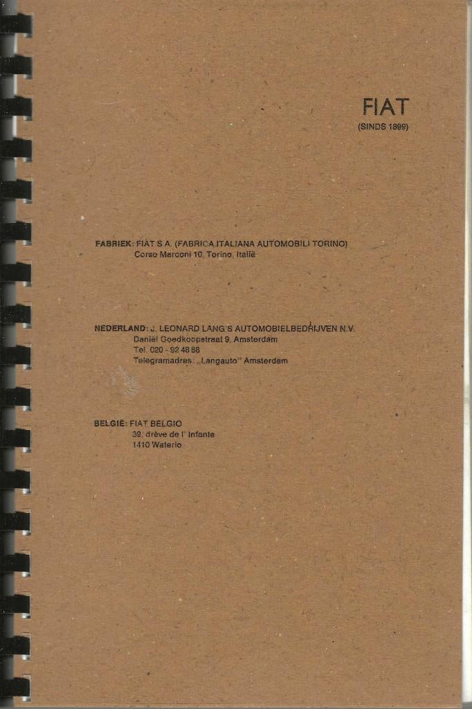 Fiat 850 1964-1968 autotechnisch-handboek, Verzenden