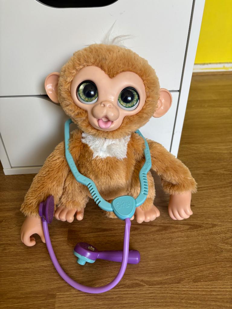 Fur Real aapje, Overige typen, Ophalen of Verzenden, Zo goed als nieuw, Middelgroot (20 tot 80 cm)