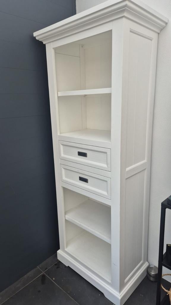 Witte kast van Bommel, Ophalen, Met plank(en), Gebruikt, Vintage