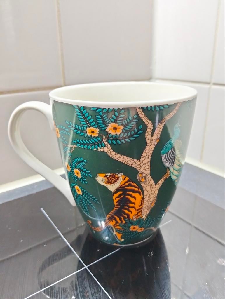 Beker met tijger, Villa Volance, 500 ml, Ophalen