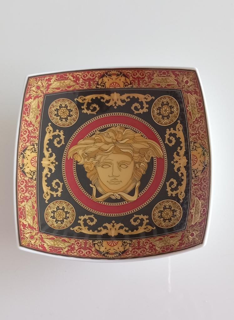 Rosenthal Versace Medusa vierkante Bord., Ophalen of Verzenden