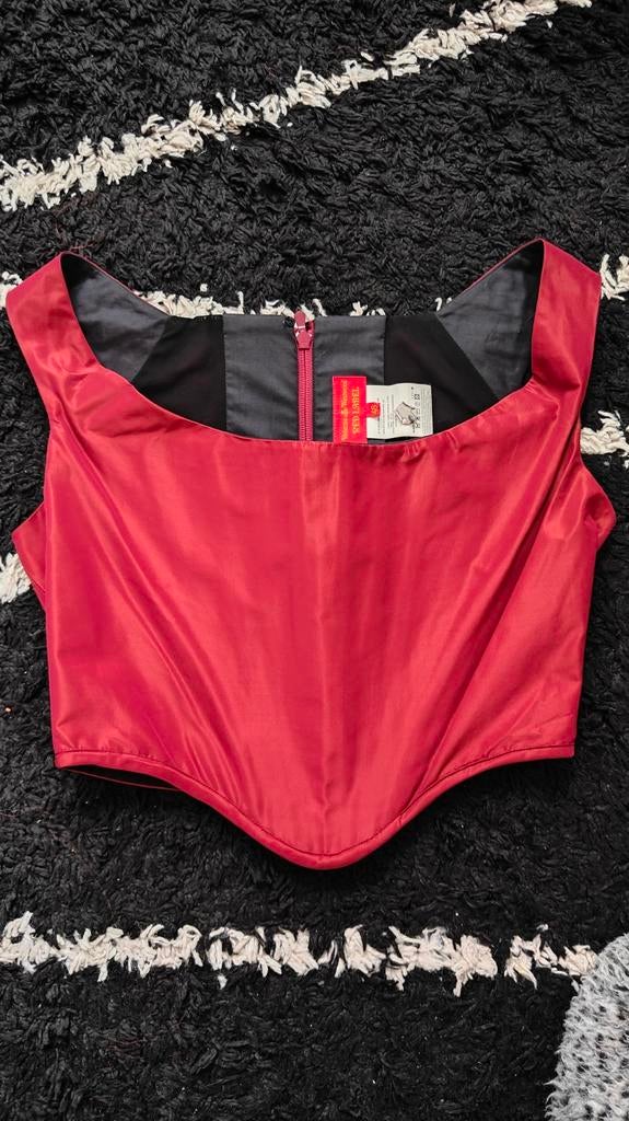 Vivienne Westwood Red Label Corset Top IT44, Ophalen of Verzenden, Zo goed als nieuw, Zonder mouw, Rood
