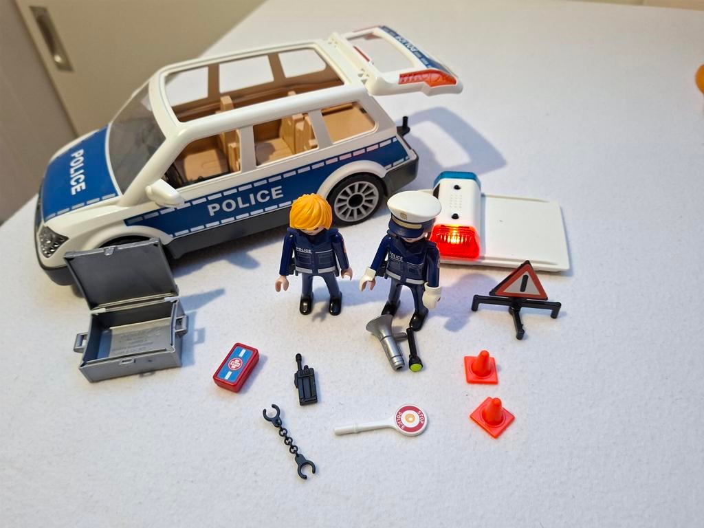 Playmobil zeer nette Politiewagen, Ophalen of Verzenden, Gebruikt