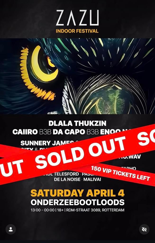 Zazu indoor tickets 4 april, Twee personen