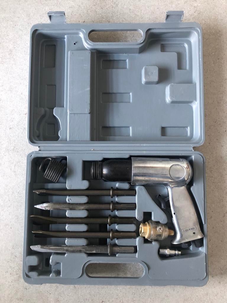 150mm (190mm) Luchthamer Set met Accessoires, Ophalen of Verzenden, Gebruikt