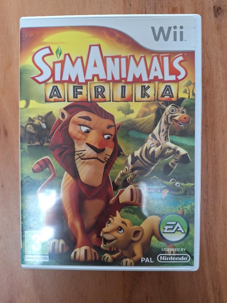 Wii SimAnimals Afrika, Muziek, Ophalen of Verzenden, Zo goed als nieuw, 3 spelers of meer