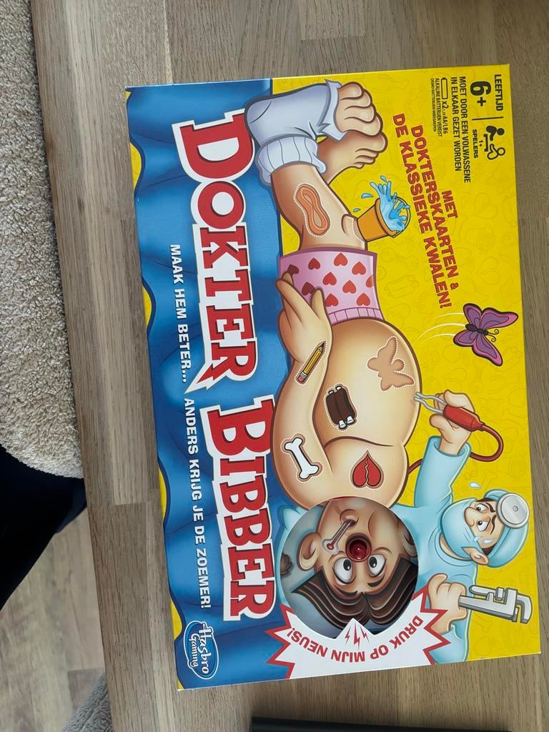 Dokter Bibber spel - Maak hem beter!, Een of twee spelers, Ophalen of Verzenden, Gebruikt