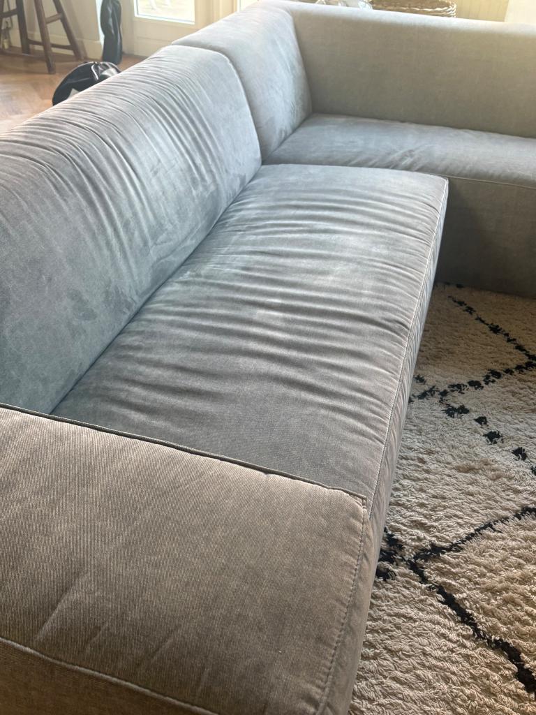 Bank, Ophalen, 250 tot 300 cm, 75 tot 100 cm, Zo goed als nieuw