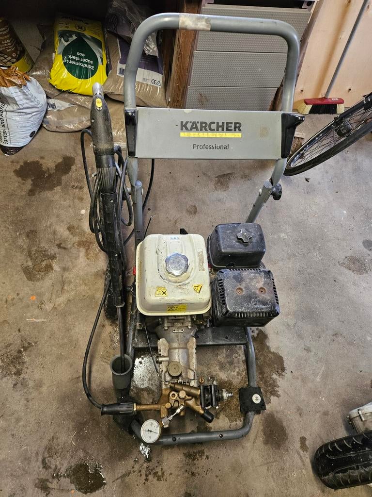 Karcher Koudwater Hogedrukreiniger met Honda Motor, Ophalen of Verzenden, Gebruikt, Benzine