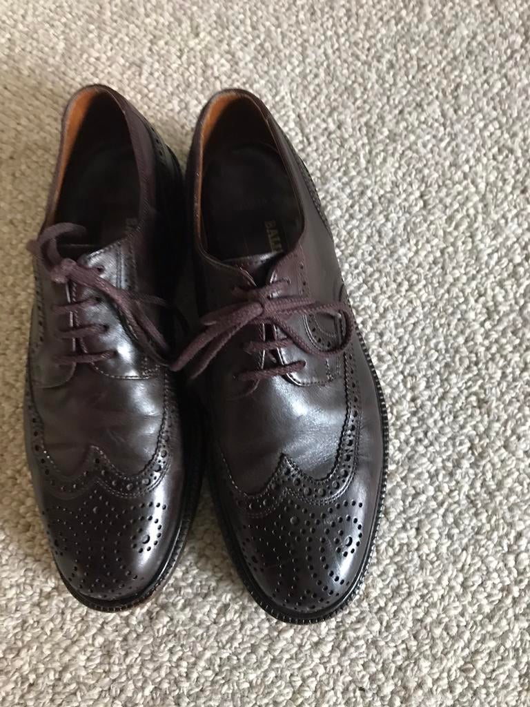 Mooi ECHT LEER BALLY BELFIT SUIS handgemaakt schoenen, Overige kleuren, Ophalen of Verzenden, Zo goed als nieuw, Veterschoenen