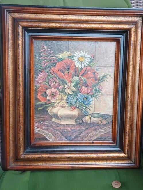 schilderij Stilleven boek en vaas Albert Jan Oudshoorn, Ophalen