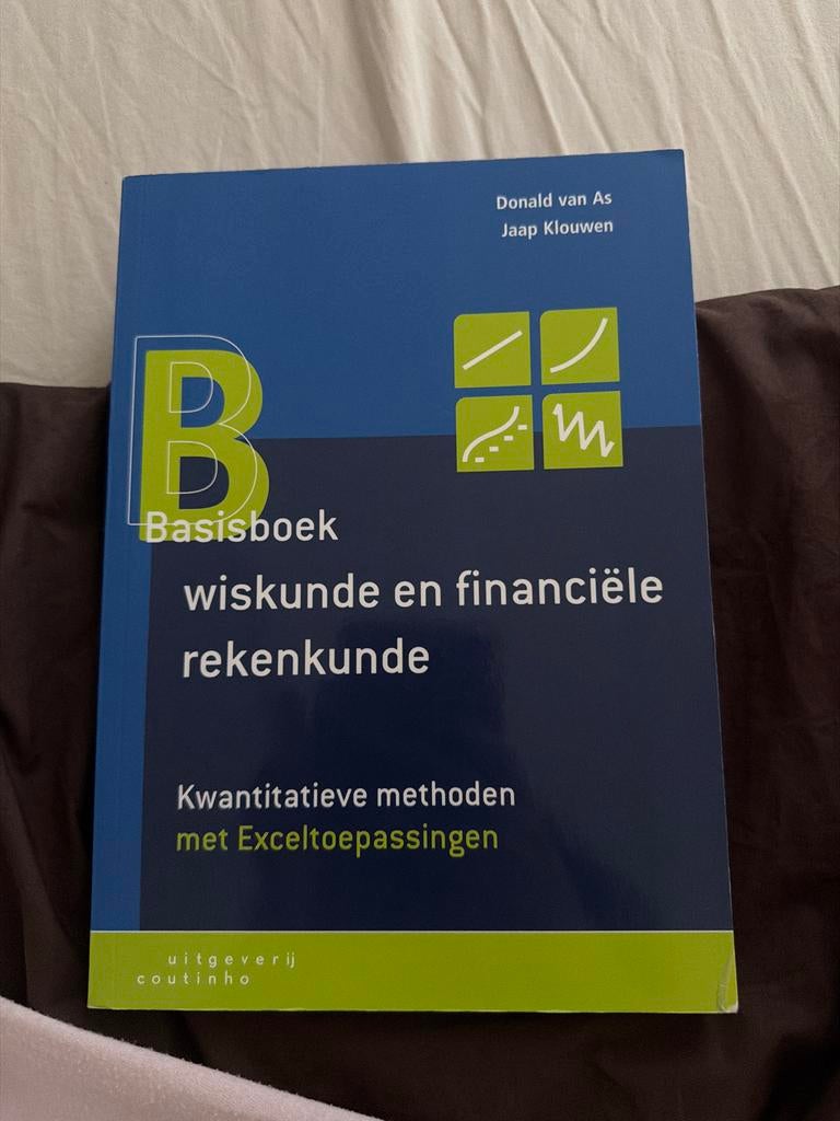 Basisboek wiskunde en financiële rekenkunde, Boeken, Studieboeken en Cursussen, Verzenden, Gamma, Zo goed als nieuw, HBO