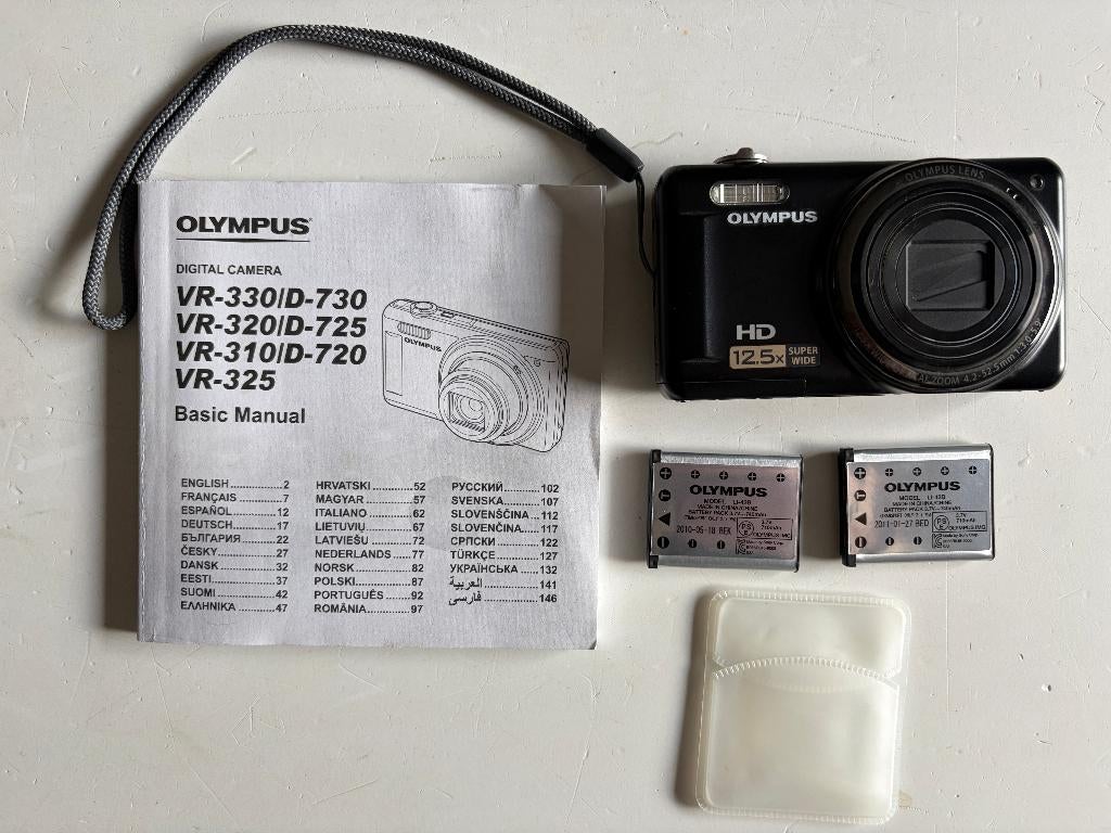 Olympus VR-325 Digital Camera, 14 Megapixels, Gebruikt, ., Compact, Ophalen of Verzenden
