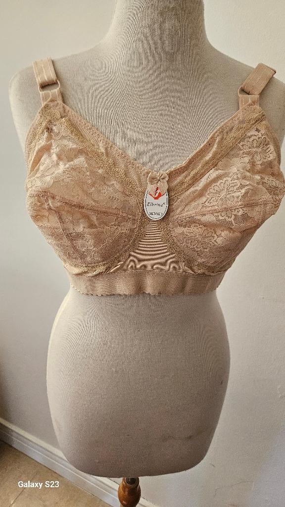 BH Elbrina met extra brede band, Kleding | Dames, Ondergoed en Lingerie, Beige, Onbekend, Ophalen of Verzenden, BH