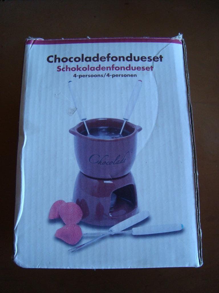Chocolade fondueset, Ophalen of Verzenden, Nieuw, Waxinelicht, Fondueset