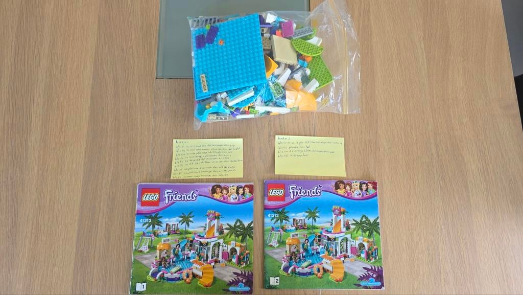41313 Lego Friends Heartlake zwembad, Gebruikt, Lego, Friends, Ophalen of Verzenden