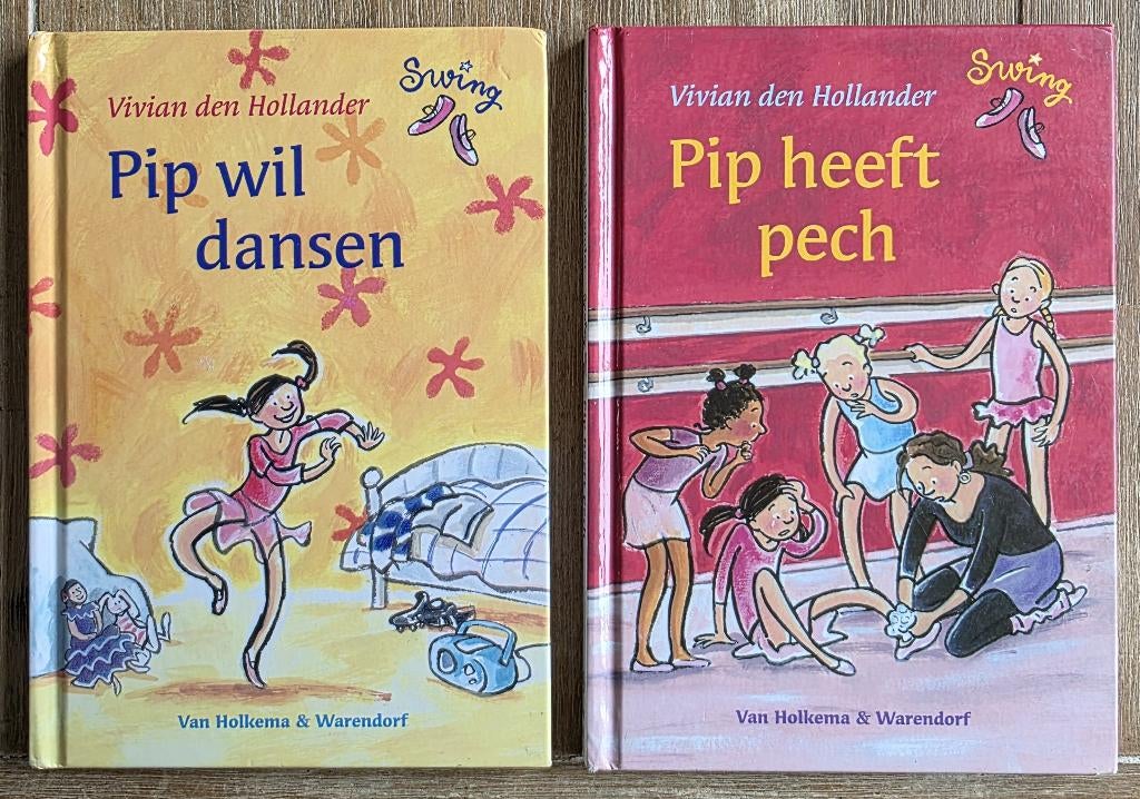 2 x Swing - AVI E3 - Groep 3 - V. den Hollander - dansen, Ophalen of Verzenden, Zo goed als nieuw, Vivian den Hollander, Fictie algemeen