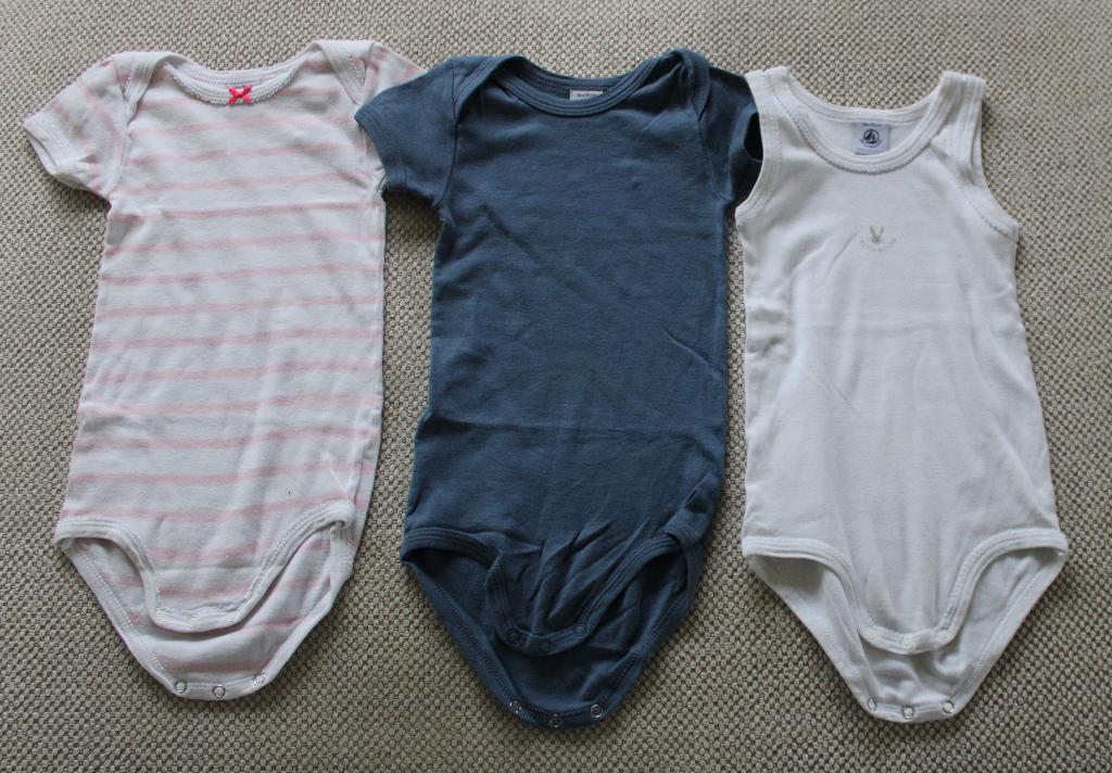 4 rompers van Petit Bateau 18m / 81 cm, Nacht- of Onderkleding, Gebruikt, Jongetje of Meisje, Ophalen of Verzenden