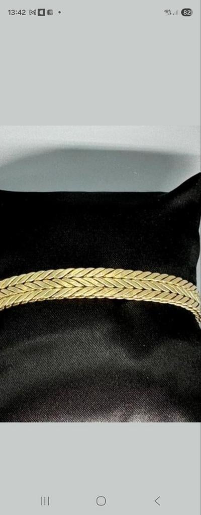 Gouden armband 14 krt, Ophalen of Verzenden, Zo goed als nieuw, Goud, Goud