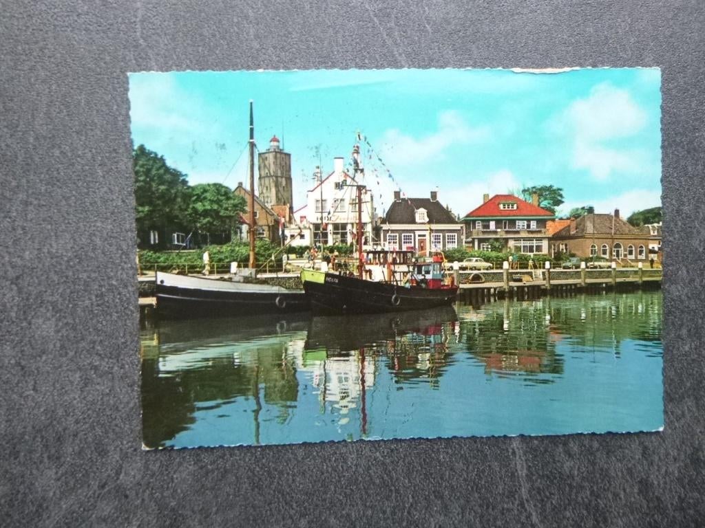 Terschelling, haven/ boot  1971, Verzenden, 1960 tot 1980, Ongelopen, Waddeneilanden
