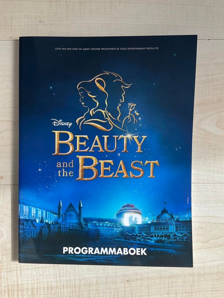Beauty and the Beast programmaboek, Ophalen of Verzenden, Assepoester of Belle, Zo goed als nieuw, Plaatje of Poster