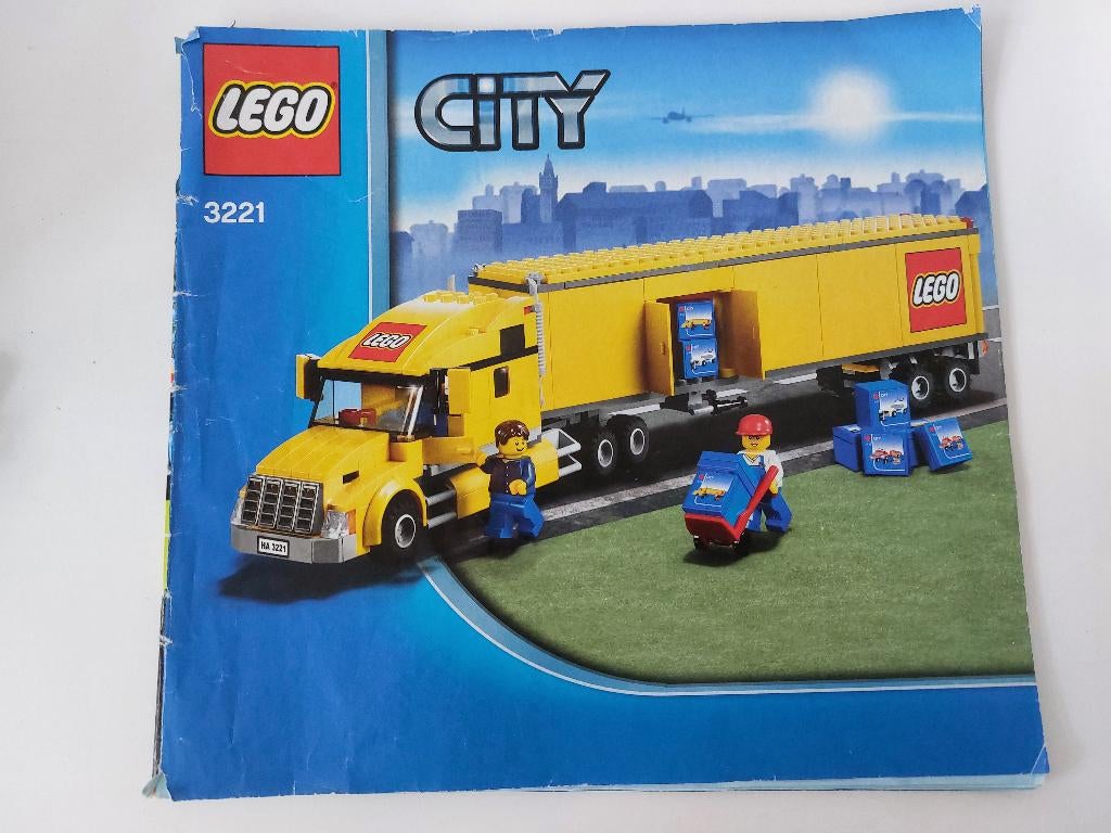 Lego 3221 LEGO Truck / gele vrachtwagen, Compleet, City, Lego, Ophalen of Verzenden