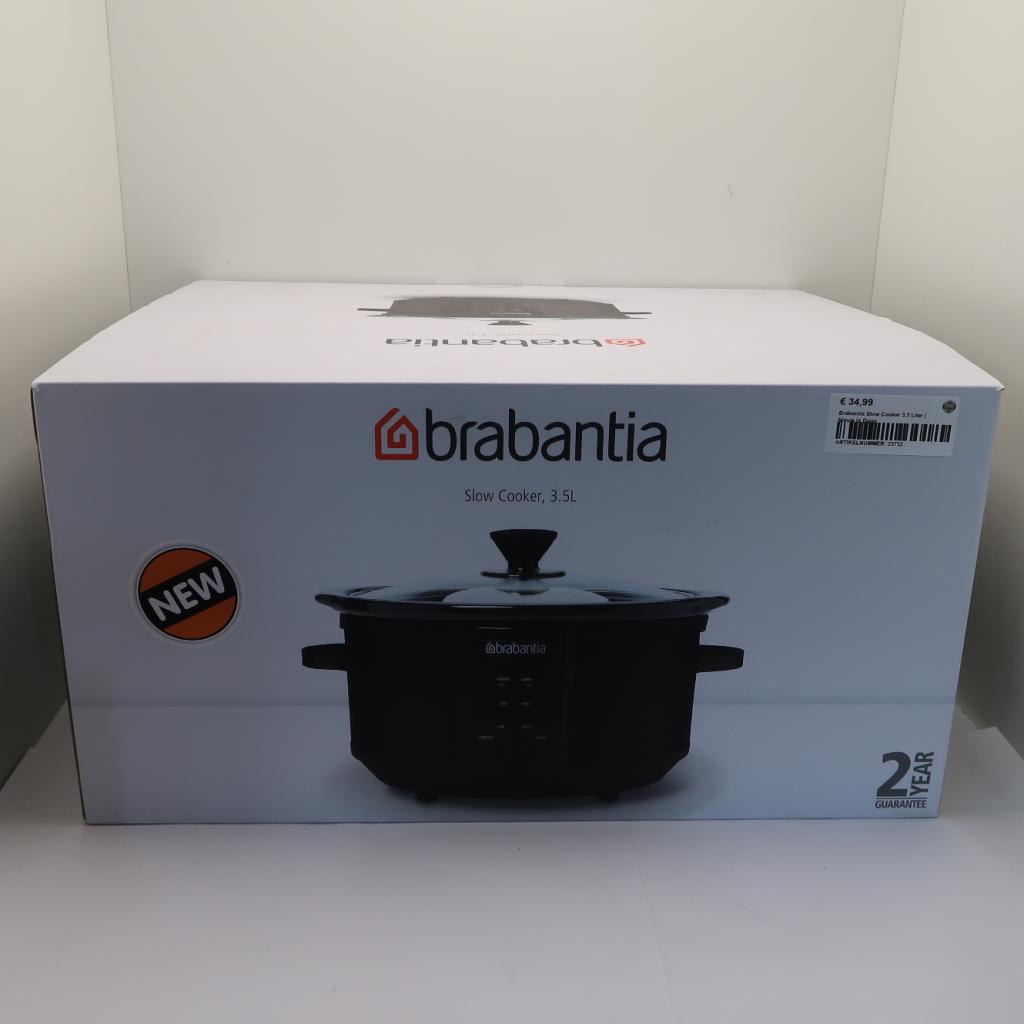 Brabantia Slow Cooker 3.5 Liter | Nieuw in Doos, Niet ingevuld, Nieuw, Niet ingevuld, Niet ingevuld