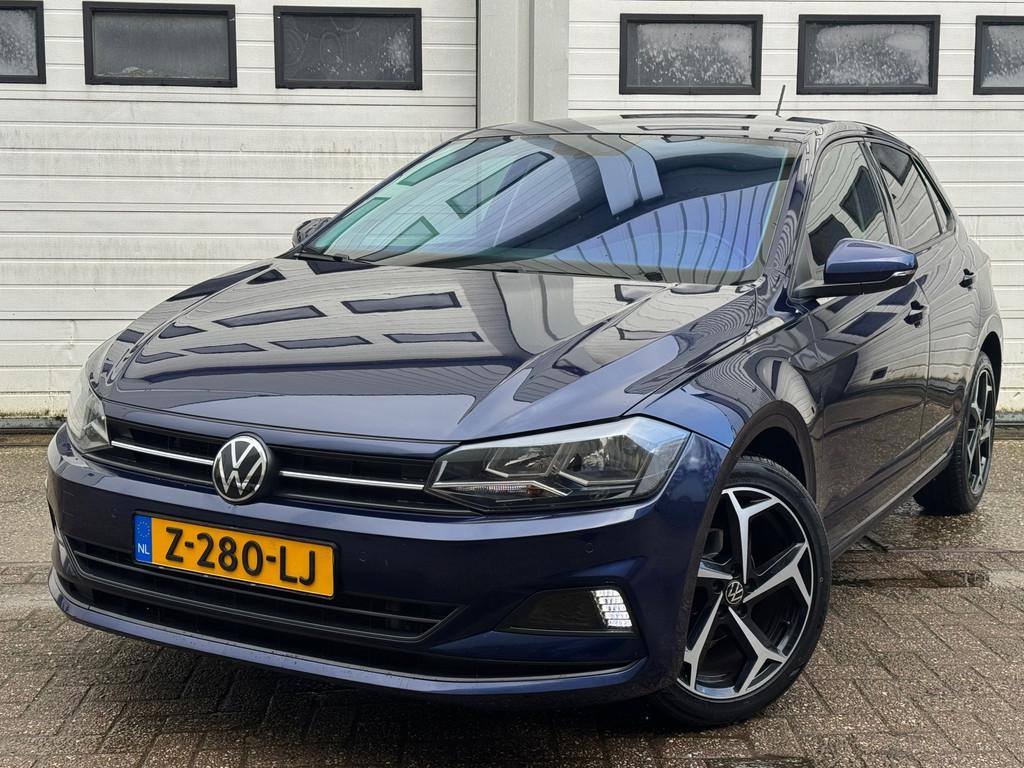 Volkswagen Polo 1.0 TSI Highline aut/carplay/navi/front assi, Stof, Gebruikt, Euro 6, 95 pk