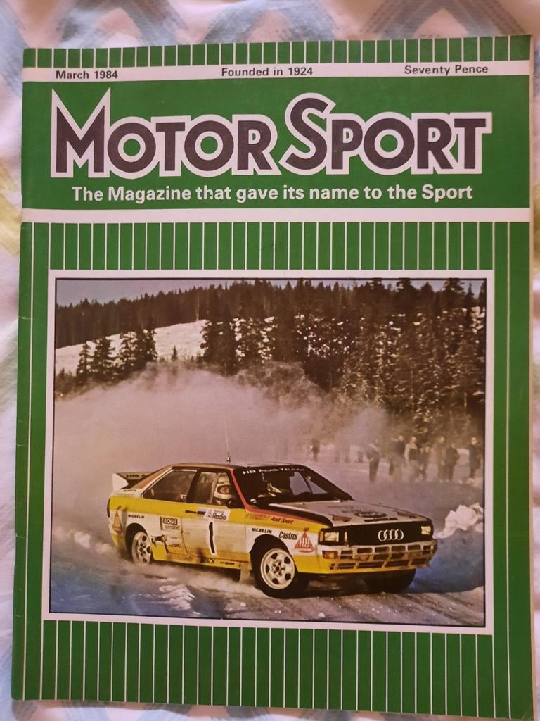 Motor Sport maart 1984, Ophalen of Verzenden