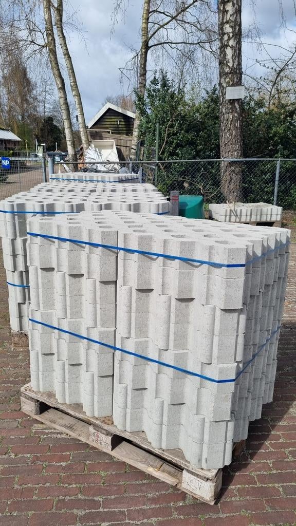 Grasbeton stenen, graskeien 60x40x12, Tuin en Terras, Tegels en Klinkers, Ophalen, Nieuw, Beton, Klinkers